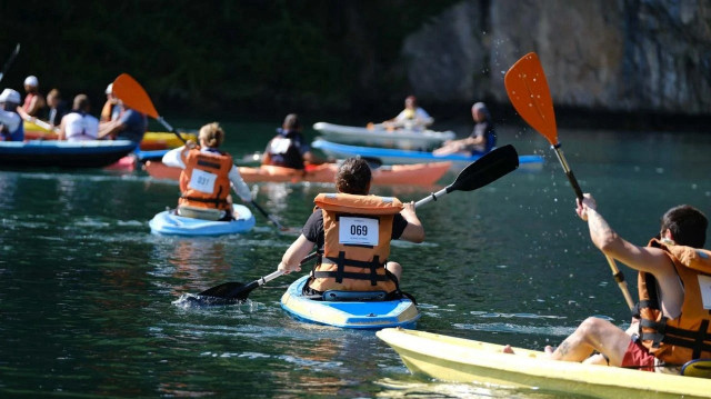 Kahramanmaraş’ta kano festivali düzenlendi