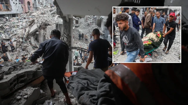 Katil İsrail’in Gazze’ye düzenlediği saldırılarda 13 Filistinli hayatını kaybetti