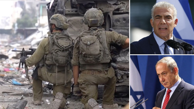 Katil İsrail’in ‘kara gece’si: Ana muhalefet lideri 3 askerin ölümünü ‘trajik bir felaket’ olarak nitelendirdi