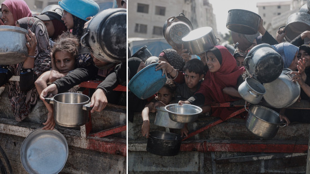 Katil İsrail’in kıtlığı dayattığı Gazze’de biri çocuk 4 kişi daha açlıktan hayatını kaybetti