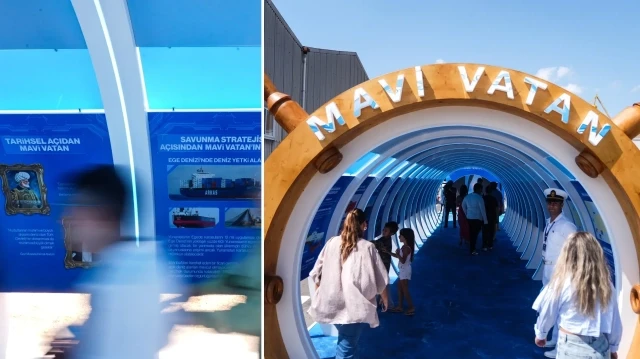 ‘Mavi Vatan Zaman Tüneli’ katılımcıları tarihsel bir yolculuğa çıkarıyor