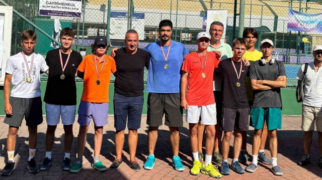 Menteşe’de tenis heyecanı sona erdi