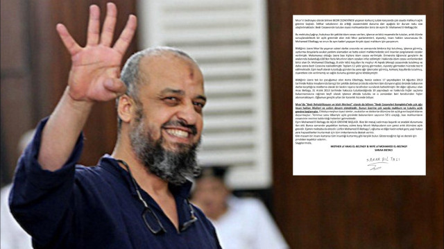 Sisi’nin mahkum ettiği Biltaci’nin eşinden ümmete mektup: Masumu kurtaran tüm ademoğlunu kurtarmış gibidir