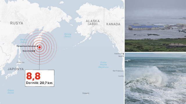 Son Dakika… Rusya’da 8.8’lik deprem: Japonya’da tsunami, Amerika’da tahliyeler başladı