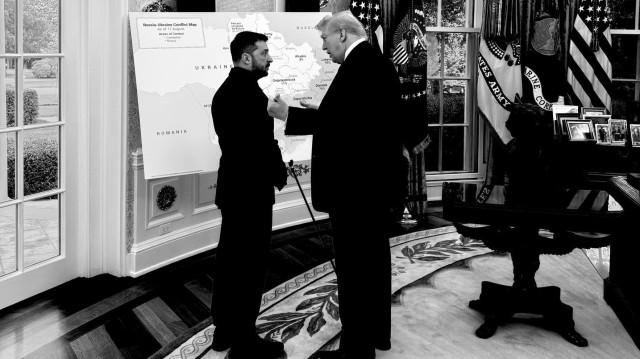 Trump ile Zelenski’den harita üzerinde ‘toprak’ pazarlığı