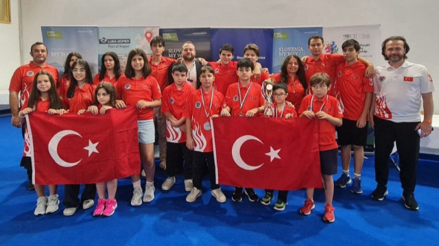 Türkiye 12 Yaş Altı Genel Kategori Satranç Takımı Avrupa’da ikinci oldu