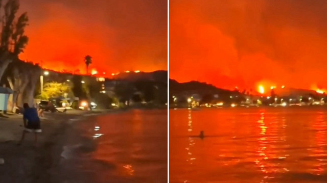 Yunanistan’da orman yangınları devam ediyor