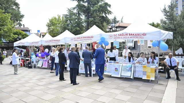 Başkentte Halk Sağlığı Haftası kapsamında ‘Sağlık Sokağı’ açıldı