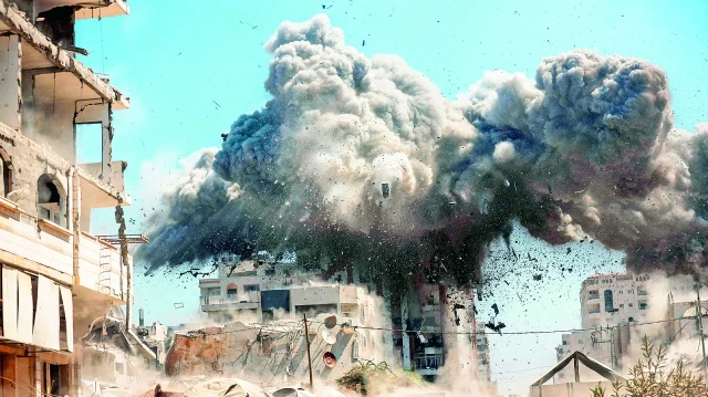 Bombalar altında kıtlık ve yaşam mücadelesi: Yıkım her yerde