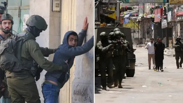 Filistin topraklarını gasbeden İsrailliler Batı Şeria’da Filistin köylerine baskın düzenledi