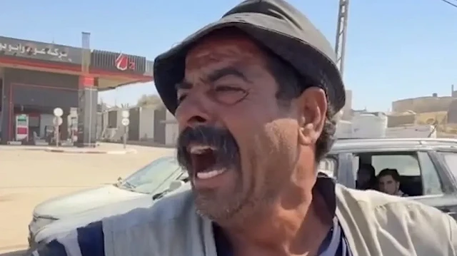 Filistinli adam dünyaya haykırdı: Firavun Gazze denizinde boğulacak