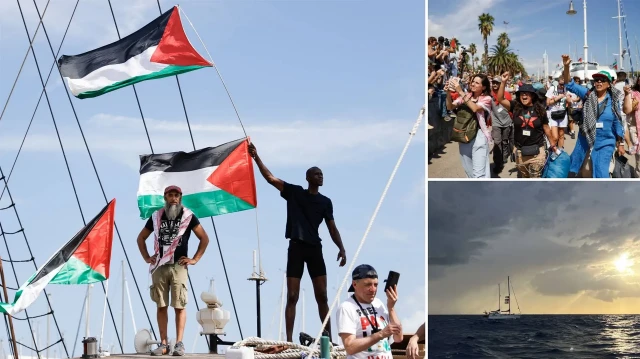 Küresel Sumud Filosu’nda bulunan aktivistler Gazze’ye yolculuklarını kararlılıkla sürdürüyor