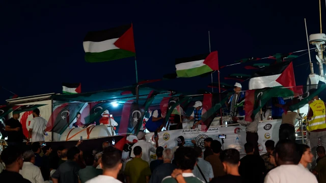 Sumud Filosu’na bağlı Ömer Muhtar gemisi Trablus’tan Gazze’ye doğru yola çıktı