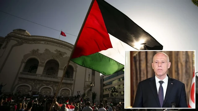 Tunus Cumhurbaşkanı Said Gazze’deki Filistinlilerin göçe zorlanmasını reddettiklerini yineledi