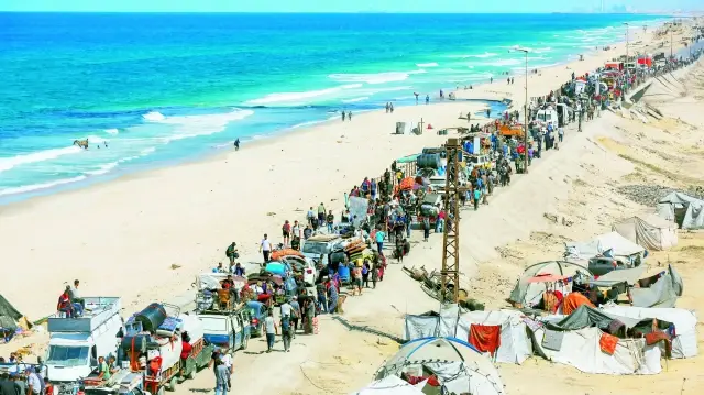 500 bin Filistinli eve döndü