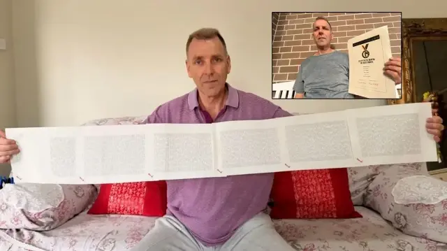 Adı ve soyadıyla rekor kırdı: Toplam 2 bin 253 kelime