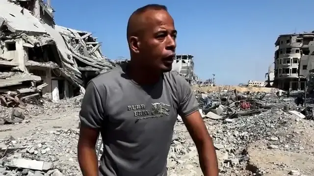 Gazzeli adamdan Netanyahu ve Trump’a net mesaj: Bizi parçalara ayırsalar da Gazze’yi terk etmeyiz