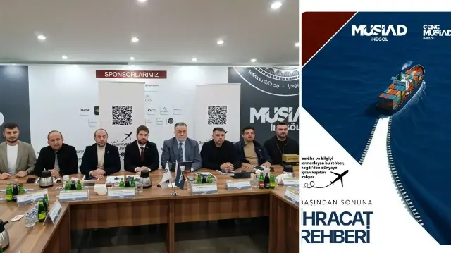 Genç MÜSİAD’ın ‘İnegöl İhracat Rehberi’ kamuoyuna tanıtıldı
