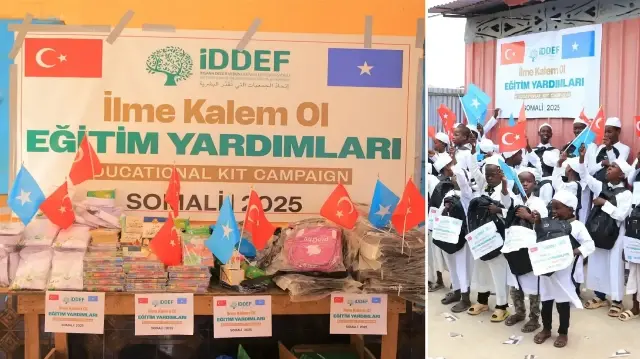 İDDEF’ten ihtiyaç sahibi öğrencilere eğitim seti hediyesi