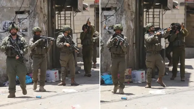 İşgalci İsrail Batı Şeria’da baskın düzenleyip bazı Filistinlileri gözaltına aldı