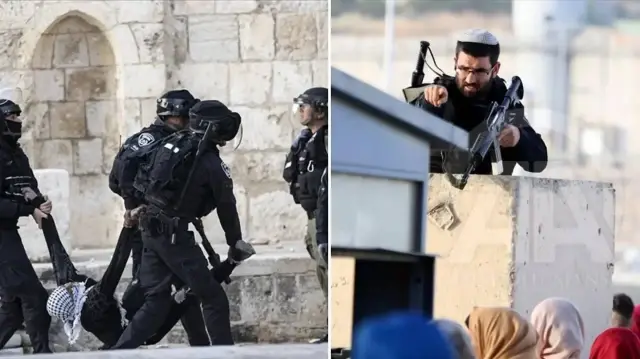 İşgalci İsrail ordusu Kudüs’ün kuzeyinde ateş açarak 2 Filistinliyi yaraladı