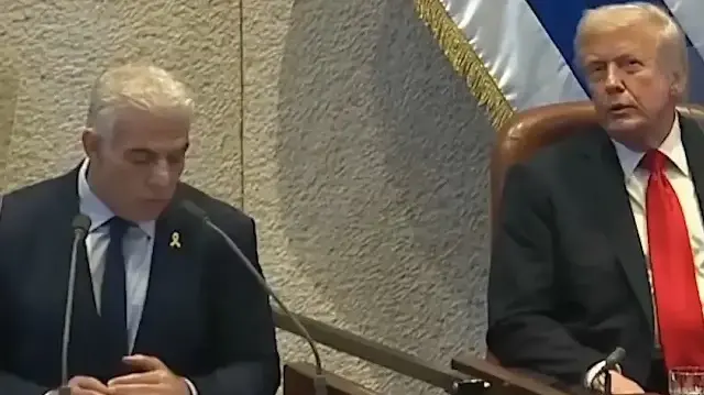 İsrailli muhalefet lideri Yair Lapid meclis konuşmasında utanmadan soykırımı yalanladı: Tüm milletvekilleri alkışladı