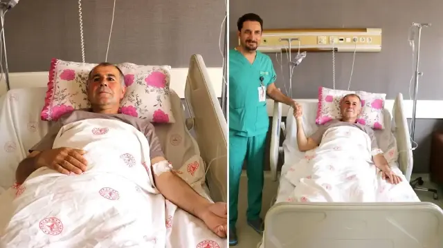 Karnındaki 4 kilogramlık kitleden ameliyatla kurtuldu