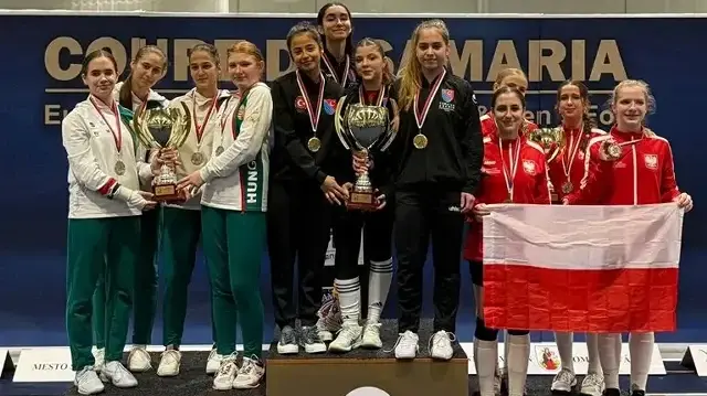 Milli eskrimciler Slovakya’da altın madalya kazandı