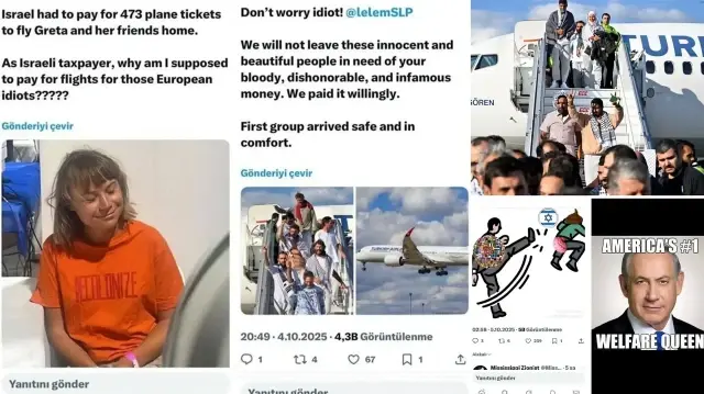 Sumud Filosu: İsrailliler ve ABD’liler sosyal medyada birbirine girdi