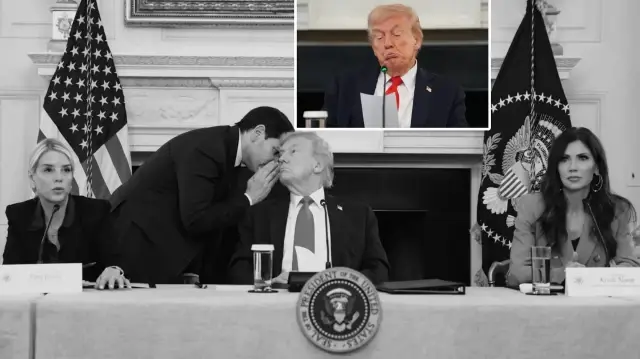 Trump’a toplantıyı erken sonlandıran not: Rubio kulağına fısıldayarak verdi