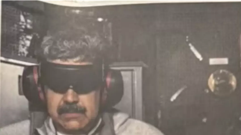 ABD’nin kaçırdığı Venezuela lideri Maduro’nun ilk fotoğrafı paylaşıldı: Gözleri kapalı elleri kelepçeli