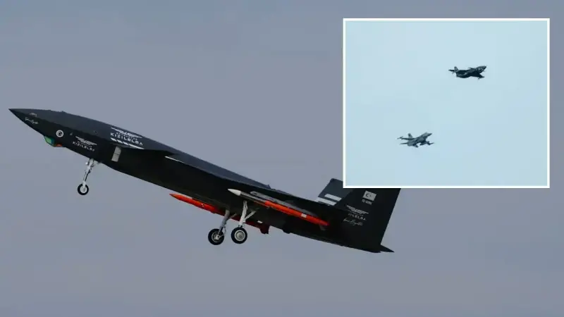 Bayraktar KIZILELMA’dan tarihi başarı: F-16’ya kilitlendi simüle atışta tam isabet