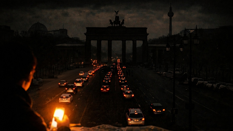 Berlin karanlıkta kaldı: On binlerce haneye elektrik verilemiyor