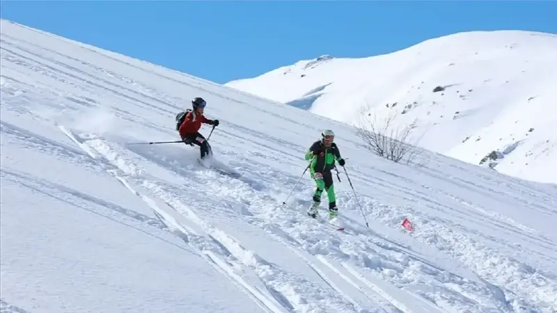 Davraz’da dağ kayağı heyecanı