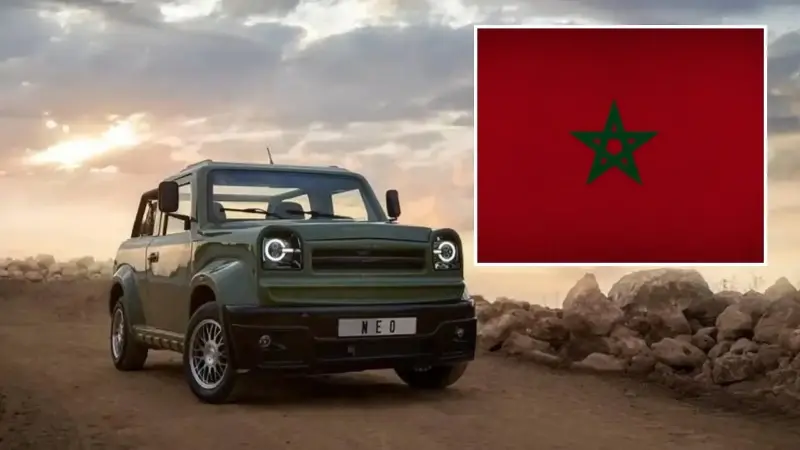 Fas ürettiği ilk ‘yüzde yüz yerli’ elektrikli aracını tanıttı