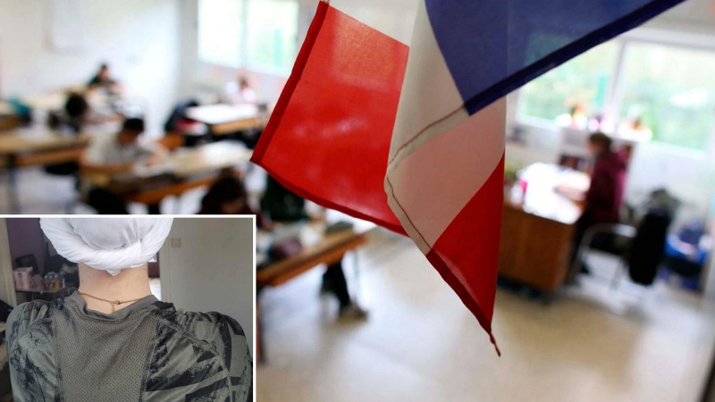 Fransa’da skandal karar: Tedavi nedeniyle başını kapatan öğrenci okuldan uzaklaştırıldı