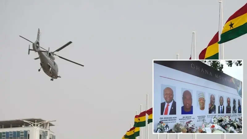 Gana’da iki bakanın öldüğü helikopter kazasının nedeni açıklandı