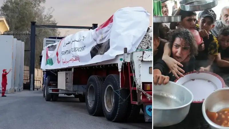 Gazze’deki hükümet: Washington’un bölgeye her gün 600 tırın giriş yaptığı yönündeki açıklaması aldatıcı