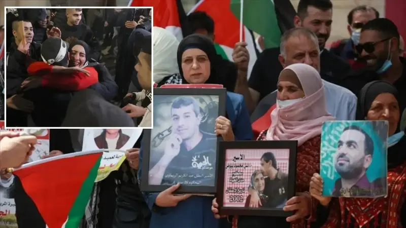 İsrail Gazze’den alıkoyduğu bazı Filistinli esirleri serbest bıraktı