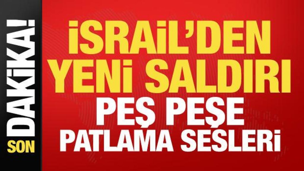 İsrail’den son dakika açıklama: Tahran için harekete geçtiler! Güçlü saldırı başladı