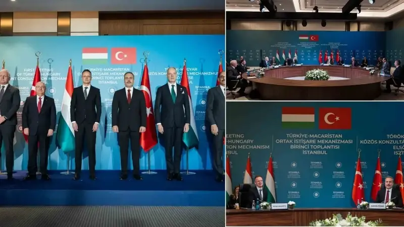 İstanbul’da üst düzey toplantı: Bakan Fidan Macar mevkidaşı ile bir araya geldi