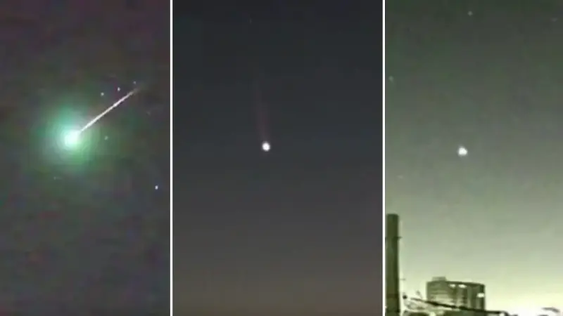 Japonya’da 2 gece üst üste ateş topu şeklinde göktaşları görüldü