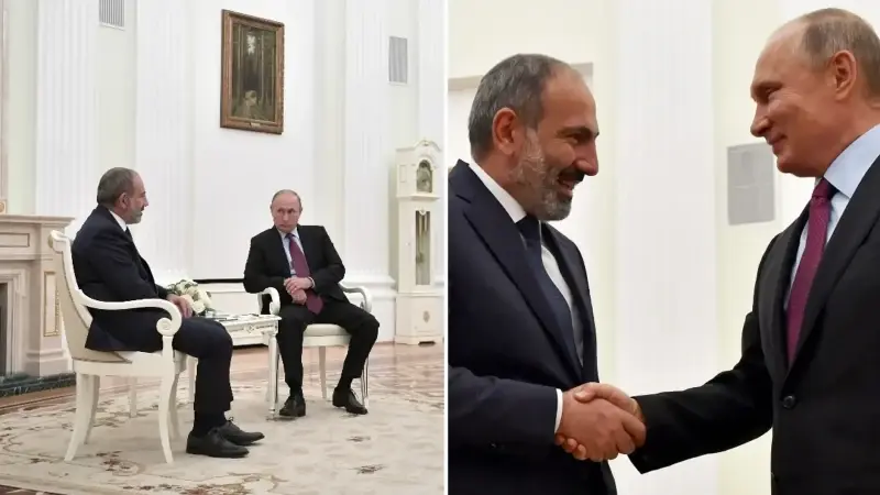 Paşinyan Putin’e minnettarlığını dile getirdi: Güney Kafkasya’da demir yolları onarımı