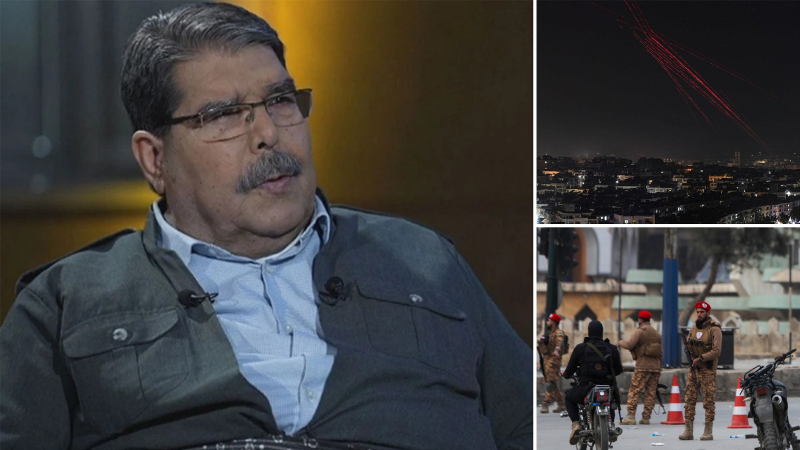 PKK/SDG elebaşlarından Salih Müslim panikledi: Suriye ordusu vahşice saldırıyor