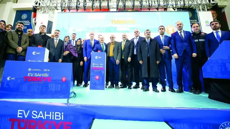 Sosyal konutta kura heyecanı