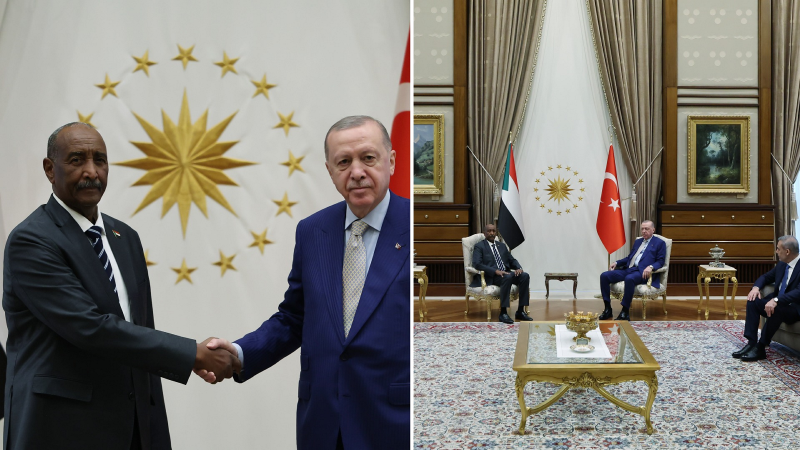 Sudan Egemenlik Konseyi Başkanı Burhan’dan Erdoğan’a teşekkür