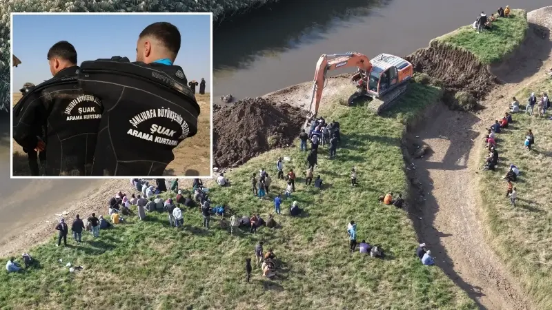 Suriye’de nehirde boğulan çocuk için Türk ekipler devreye girdi