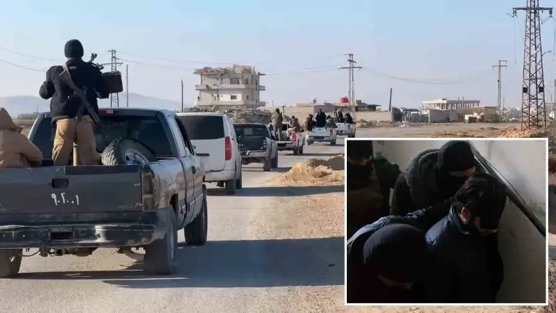 Suriye’de terör örgütü DEAŞ’a yönelik operasyon: 5 gözaltı