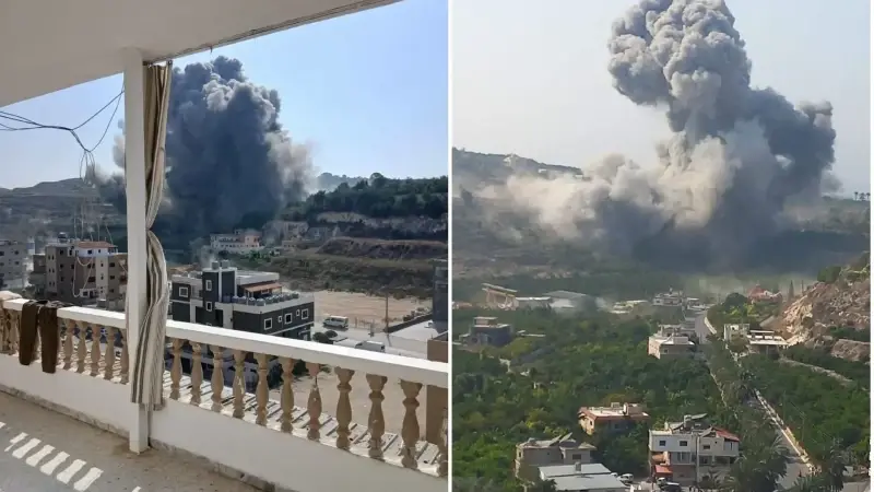 Terör devleti İsrail’den Lübnan’ın güneyine saldırı