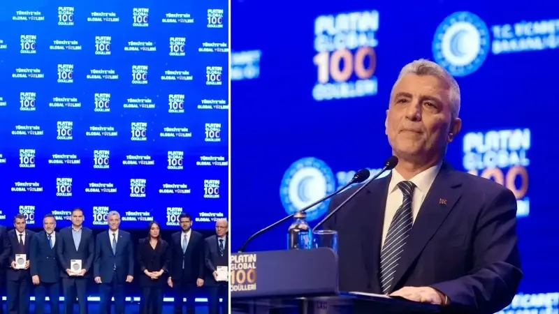Ticaret Bakanı Ömer Bolat ‘Platin Global 100 Ödülleri’ etkinliğinde konuştu: Türkiye dünyanın enleri arasında